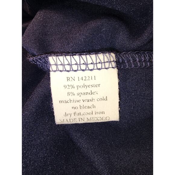 24seven Dress Size Small Midi Blue Pockets Vneck Causal Sleeveless - Picture 7 of 8